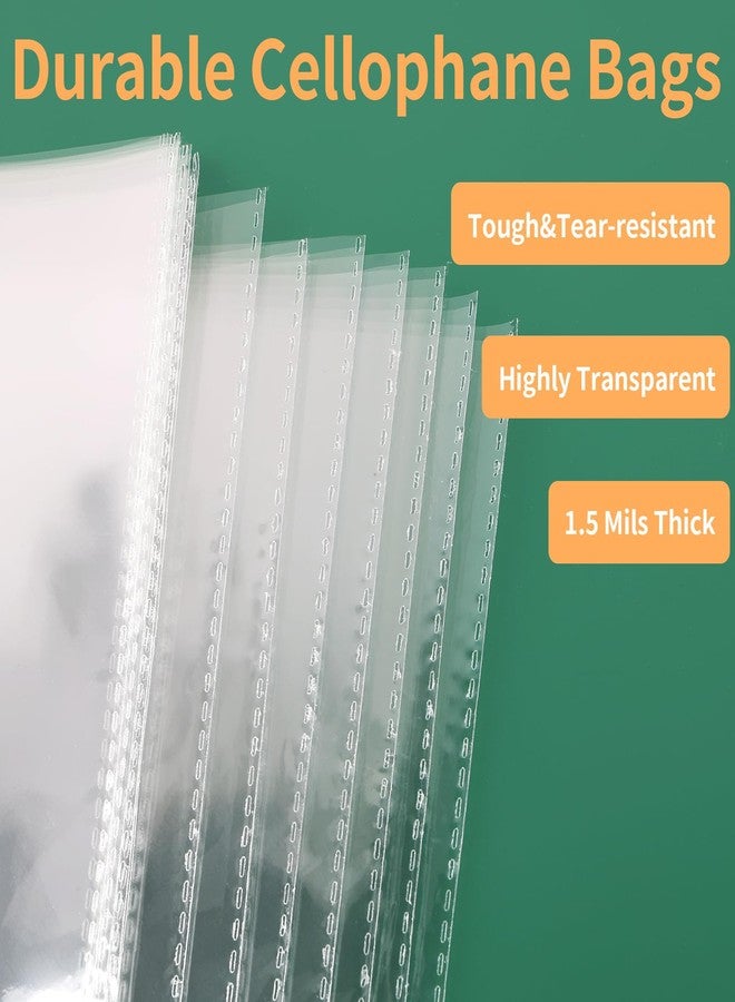 COIDEA 18 Pcs 18X30 Cellophane Bags for Gift Baskets Wrapping Plastic, Gift Basket Wrap, Large Clear Cellophane Wrap for Gifts, Weddings, Bridal Baby Showers (Ribbon Not Included) - Image 4